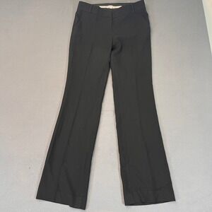 Ann Taylor Black Tailored Flared Trousers